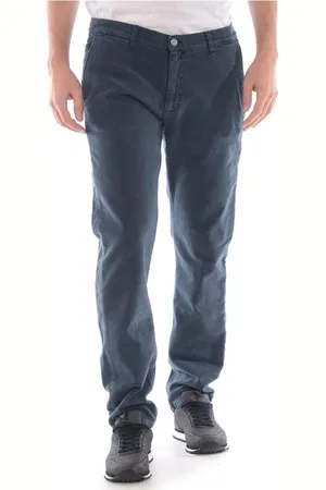 D.A. Daniele Alessandrini Broeken, Heren, Blauw, W36, Katoen, Jeans