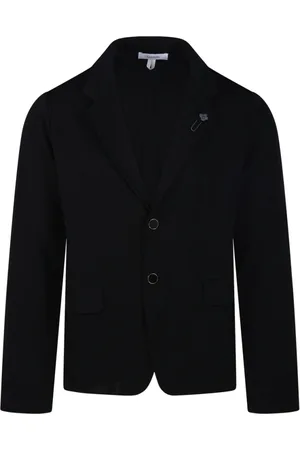 LARDINI Jassen, Heren, Zwart, M, Katoen, Zwarte Blazer