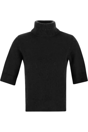 LARDINI Truien, Dames, Zwart, M, Alpaca Turtleneck Truien