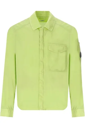 C.P. Company Jassen, Heren, Groen, L, Nylon, Chrome-R Pocket Overshirt