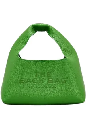 Marc Jacobs Tassen, Dames, Groen, ONE Size, Leer, Mini Sack Bag