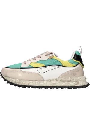 Hidnander Schoenen, Dames, Veelkleurig, 40 EU, Leer, Sneakers Multi Colour