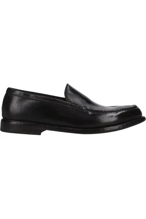 Premiata Schoenen, Heren, Zwart, 44 EU, Leer, Zwarte Horse Leather Loafer met leren zool
