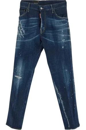 Dsquared2 Jeans, Heren, Blauw, L, Katoen, Slim-fit Jeans
