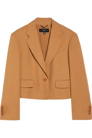 Max Mara Jassen, Dames, Oranje, M, Vibrant Oranje Jas