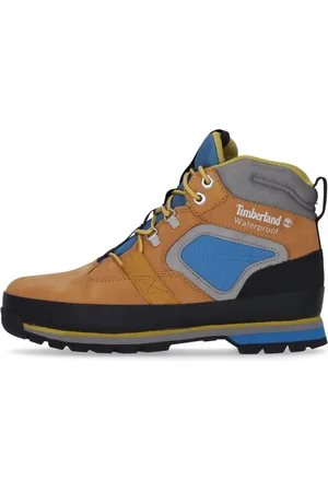 Timberland Schoenen, Heren, Veelkleurig, 40 EU, Leer, Waterdichte Wandelschoen met Rubberen Beschermrand
