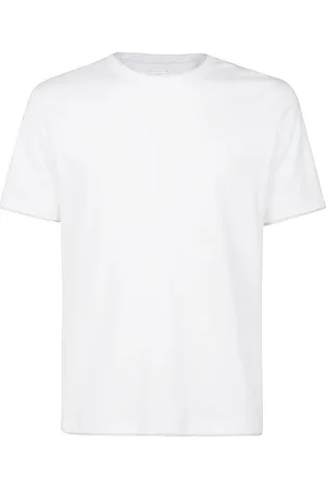 ELEVENTY Tops, Heren, Grijs, XL, Katoen, T-Shirt Girocollo