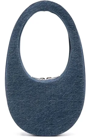 COPERNI Tassen, Dames, Blauw, ONE Size, Denim, Denim Mini Tas met Handvat