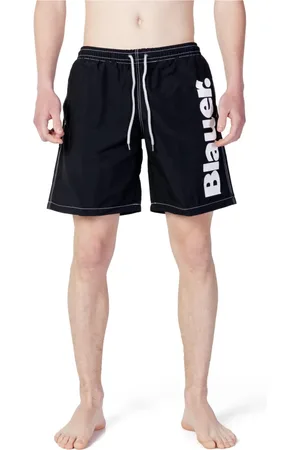 Blauer Badkleding, Heren, Zwart, 2Xl, Polyester, Zwart Bedrukt Zwemkleding