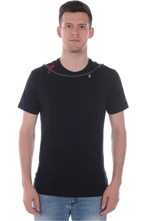 D.A. Daniele Alessandrini Tops, Heren, Zwart, S, Katoen, Sweatshirts