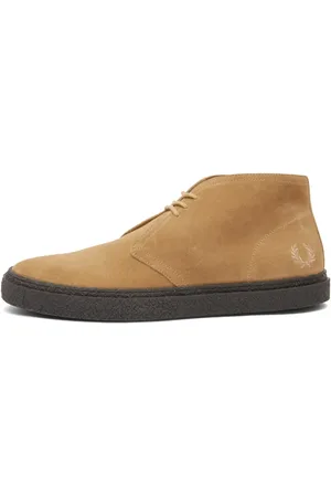Fred Perry Schoenen, Heren, Bruin, 45 EU, Suède, Suède Desert Boot