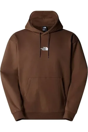 The North Face Sweatshirts & Hoodies, Heren, Bruin, XS, Polyester, Stijlvol Fleece Vest