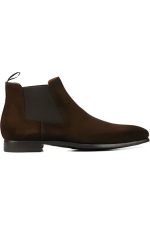 Magnanni Schoenen, Heren, Bruin, 39 1/2 EU, Suède, Suède Chelsea Boots