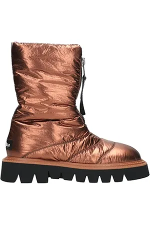 Elena Iachi Schoenen, Dames, Bruin, 37 EU, Winter Fabric Tronchetti - Aki