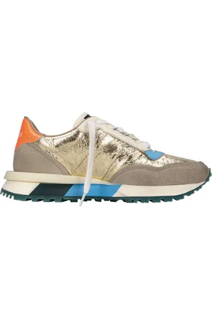 Hidnander Schoenen, Dames, Veelkleurig, 41 EU, Leer, Sneakers Multi Colour