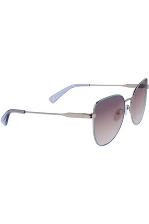 Longchamp Accessoires, Dames, Geel, ONE Size, Zonnebril