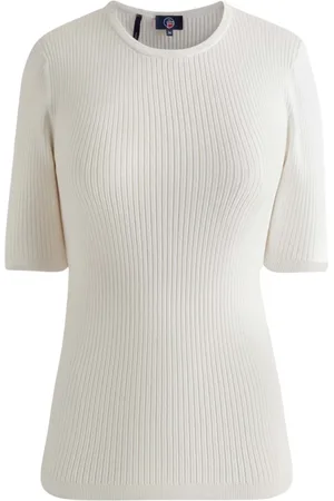 Fusalp Tops, Dames, Wit, XS, Jade Shirt met korte mouwen