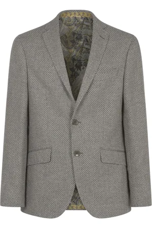 Etro Jassen, Heren, Grijs, 2Xl, MRW Jacket Roma