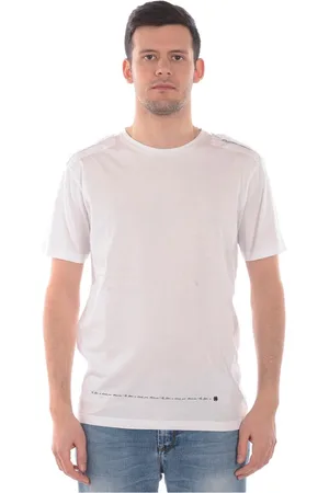 D.A. Daniele Alessandrini Tops, Heren, Wit, L, Katoen, Sweatshirts