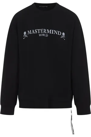 MASTERMIND Sweatshirts & Hoodies, Heren, Zwart, M, Katoen, Blauwe Sweatshirt Casual Stijl