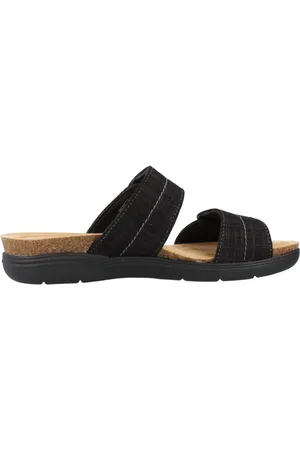 Clarks Schoenen, Dames, Zwart, 39 EU, April Dusk Slippers