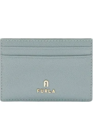 Furla Accessoires, Dames, Blauw, ONE Size, Leer, Camelia Card Case S