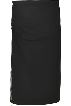 Lanvin Rokken, Dames, Zwart, S, Polyester, Midi Rok