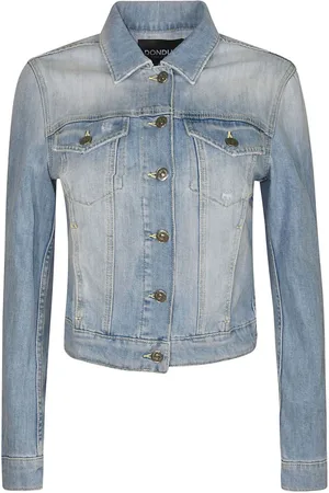 Dondup Jassen, Dames, Blauw, M, Denim, Denim Jas