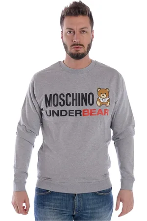 Moschino Sweatshirts & Hoodies, Heren, Grijs, M, Katoen, Hoodies
