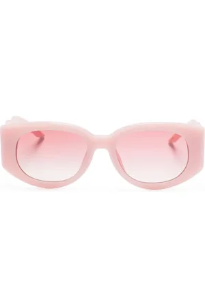 Casablanca Accessoires, Dames, Roze, ONE Size, Rosa zonnebril voor vrouwen