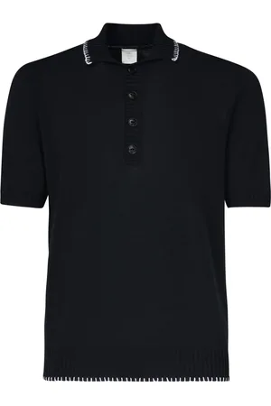 ELEVENTY Tops, Heren, Blauw, 2Xl, Wol, Polo Shirt