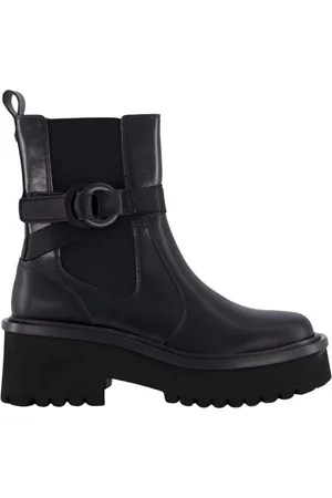 Liu Jo Schoenen, Dames, Zwart, 40 EU, Leer, Flair 16 Chelsea Boots