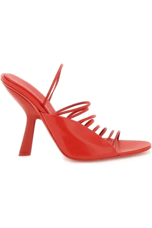 Salvatore Ferragamo Schoenen, Dames, Rood, 36 EU, Ultra-Fijne Leren Sandalen