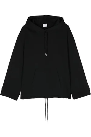 Courrèges Sweatshirts & Hoodies, Dames, Zwart, S, Katoen, Katoenen sweatshirt