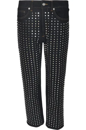 Dondup Jeans, Dames, Grijs, W27, Katoen, Stijlvolle Broeken