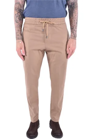 Dondup Broeken, Heren, Bruin, W36, Wol, Joggingbroek