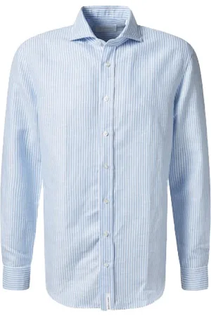 Baldessarini Overhemden, Heren, Blauw, 2Xl, Hugh Overhemd in Klassieke Stijl