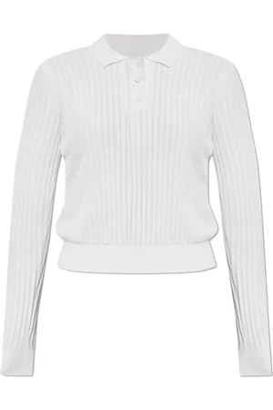Lacoste Tops, Dames, Wit, S, Katoen, Polo met logo