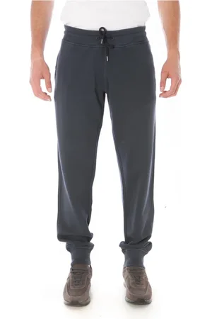 Emporio Armani Broeken, Heren, Blauw, M, Stijlvolle Broeken voor Mannen
