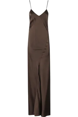 Herskind Kleedjes, Dames, Bruin, M, Elegante Renate Jurk