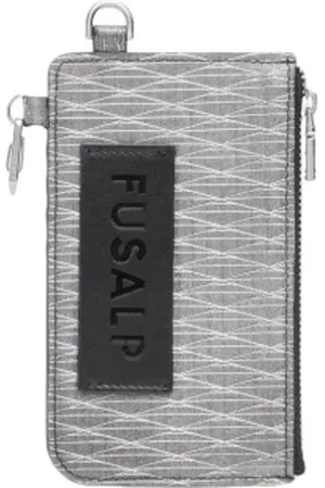 Fusalp Accessoires, unisex, Grijs, ONE Size, Leer, Kaarthouder L