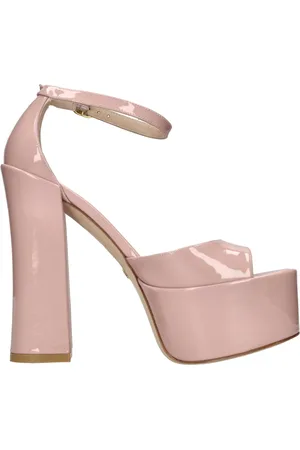Stuart Weitzman Schoenen, Dames, Roze, 40 EU, Leer, Sandalen Roze