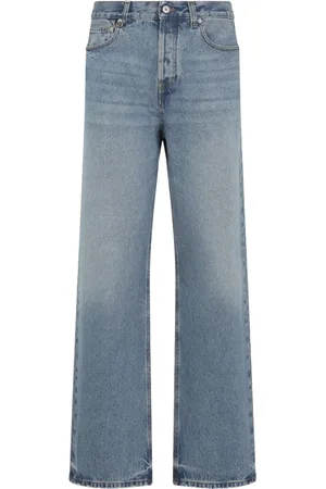 Jacquemus Jeans, Heren, Blauw, W31, Denim, Straight Leg Denim Jeans