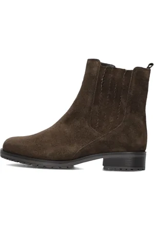 Gabor Schoenen, Dames, Bruin, 38 EU, Suède, Bruine Suède Enkellaarsjes