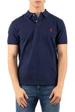 Ralph Lauren Tops, Heren, Blauw, L, Polo