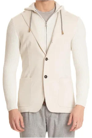 ELEVENTY Jassen, Heren, , XL, Katoen, Bimaterial Jas