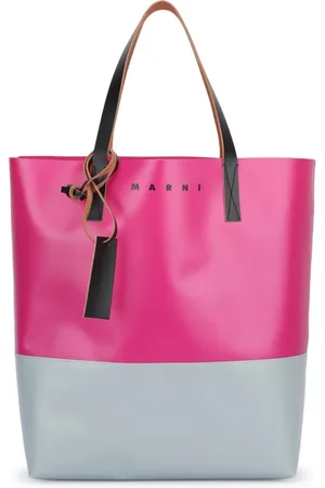 Marni Tassen, Heren, Roze, ONE Size, Leer, Tribeca Tote Bag