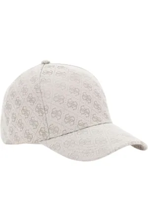 Guess Accessoires, Dames, Grijs, ONE Size, Polyester, Orlina Logo Baseball Cap