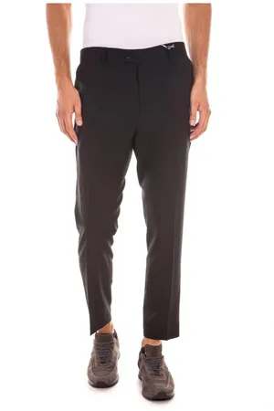 D.A. Daniele Alessandrini Broeken, Heren, Zwart, L, Polyester, Beroemde 90 Broek