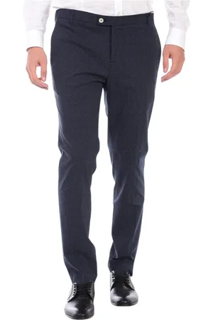 D.A. Daniele Alessandrini Broeken, Heren, Blauw, XL, Jeans